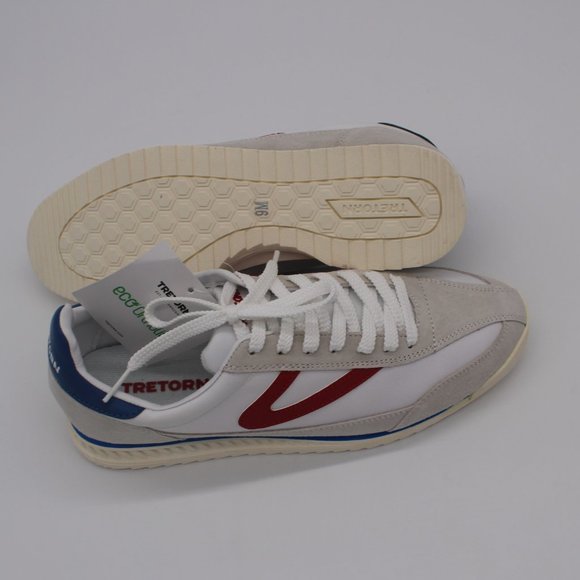 TRETORN RAWLINS 3 WHITE/RED/BLUE SNEAKER - Picture 7 of 8